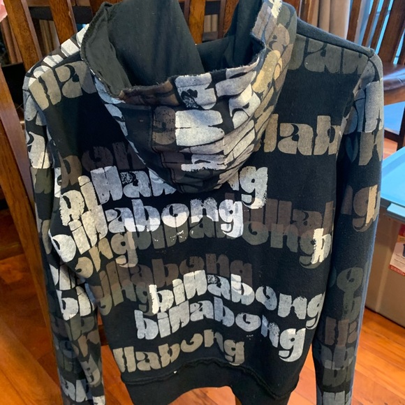 Retro - Ladies Billabong Hoodie - size Small - Picture 3 of 5